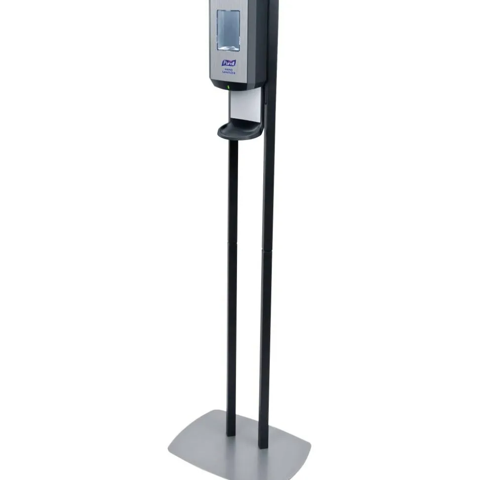 Purell CS6 Touch-Free Dispenser Floor Stand, For Hand Sanitizer, Graphite, 7416-DS