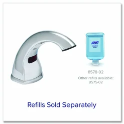 PURELL CX10 Counter Mount Soap Dispenser, 2,000 mL, 2.28 x 5.82 x 4.04, Chrome