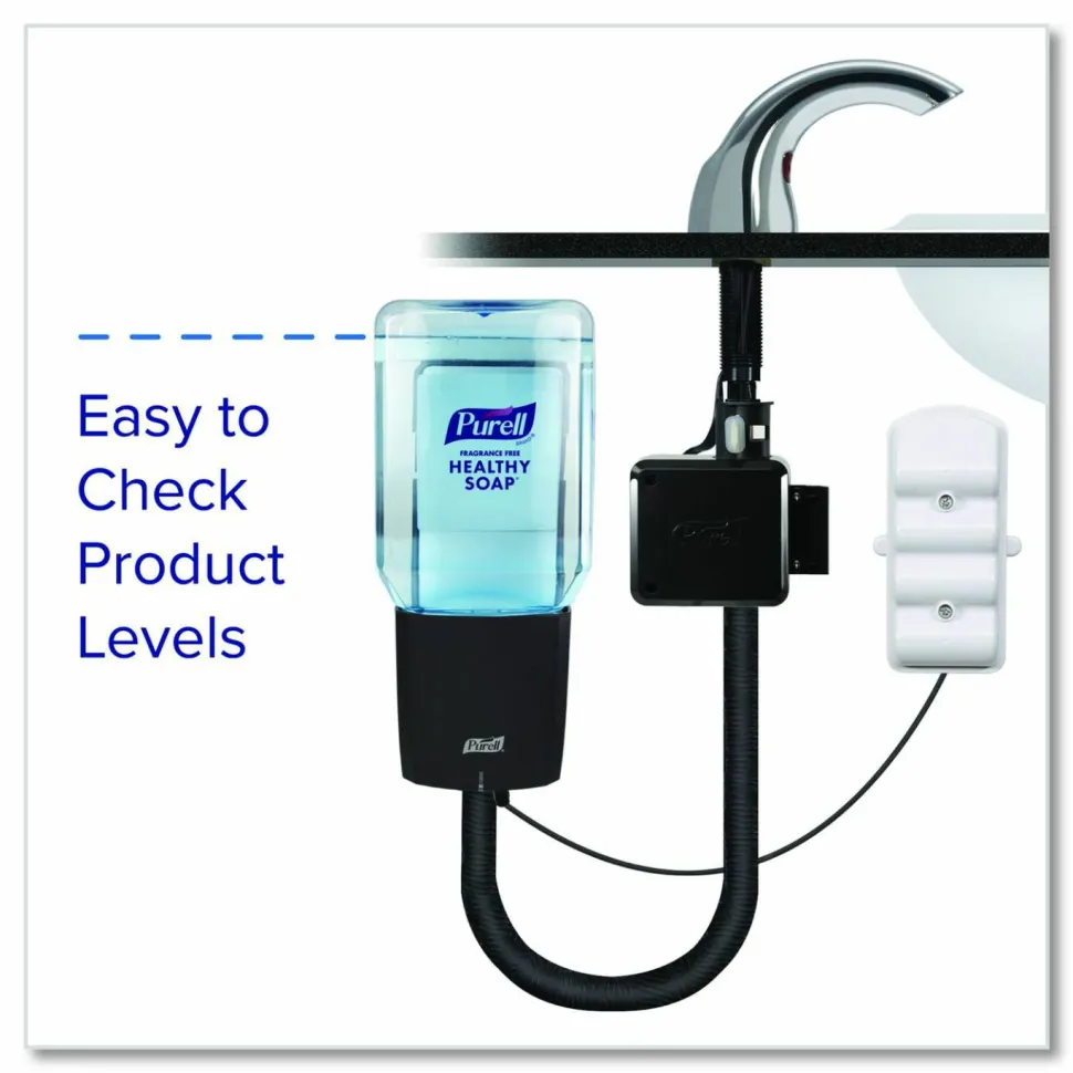 PURELL CX10 Counter Mount Soap Dispenser with Metal Spout Fixture, 2,000 mL, 2.28 x 5.82 x 4.04, Chrome