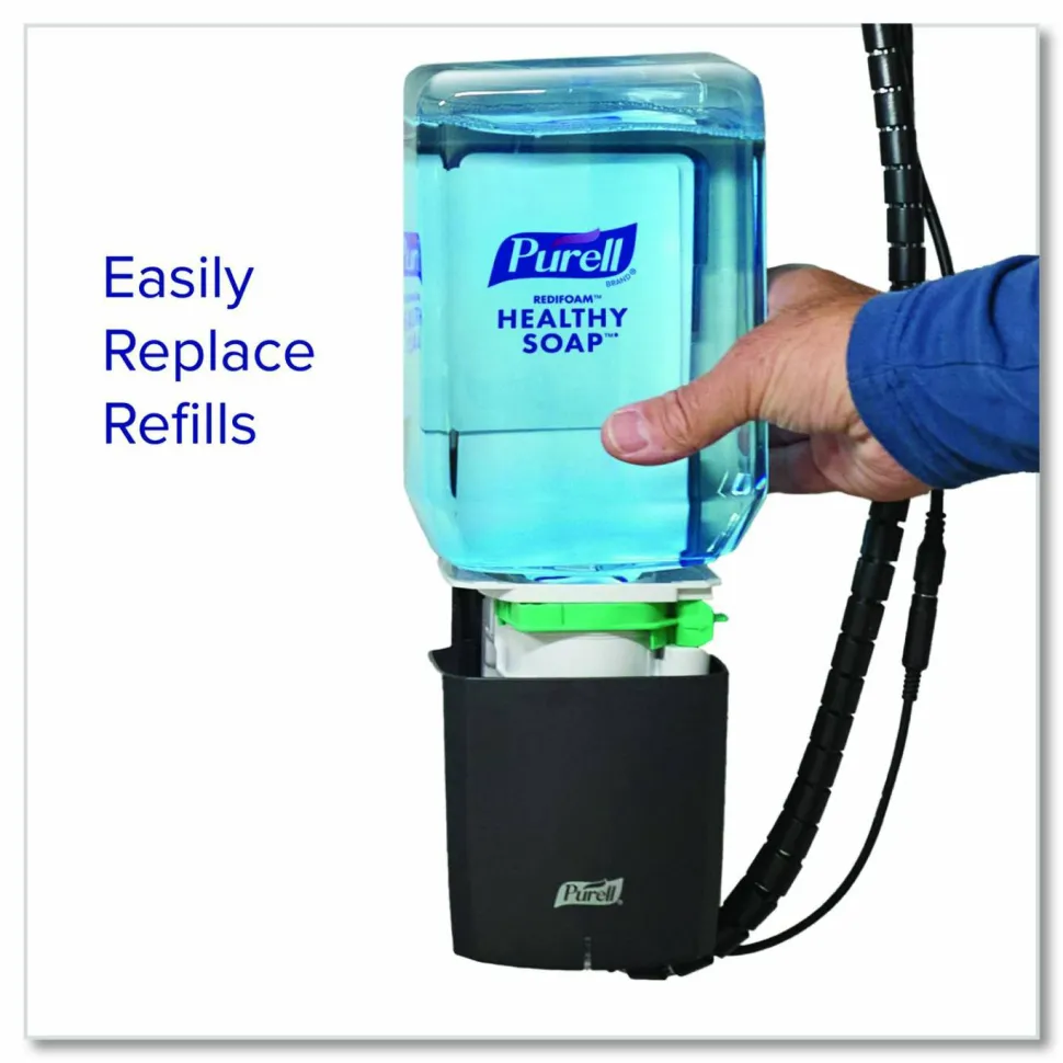 PURELL CX10 Counter Mount Soap Dispenser with Metal Spout Fixture, 2,000 mL, 2.28 x 5.82 x 4.04, Chrome