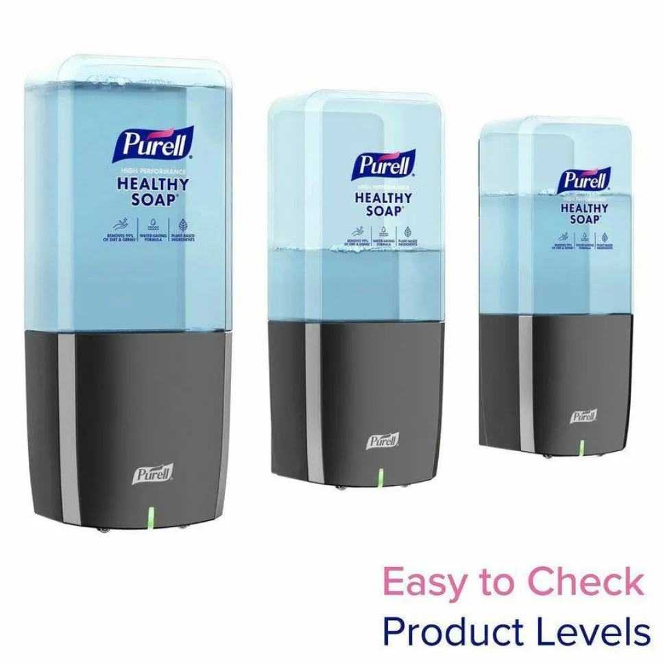 PURELL ES10 Automatic Hand Soap Dispenser, 1,200 mL, 4.33 x 3.96 x 10.31, Graphite