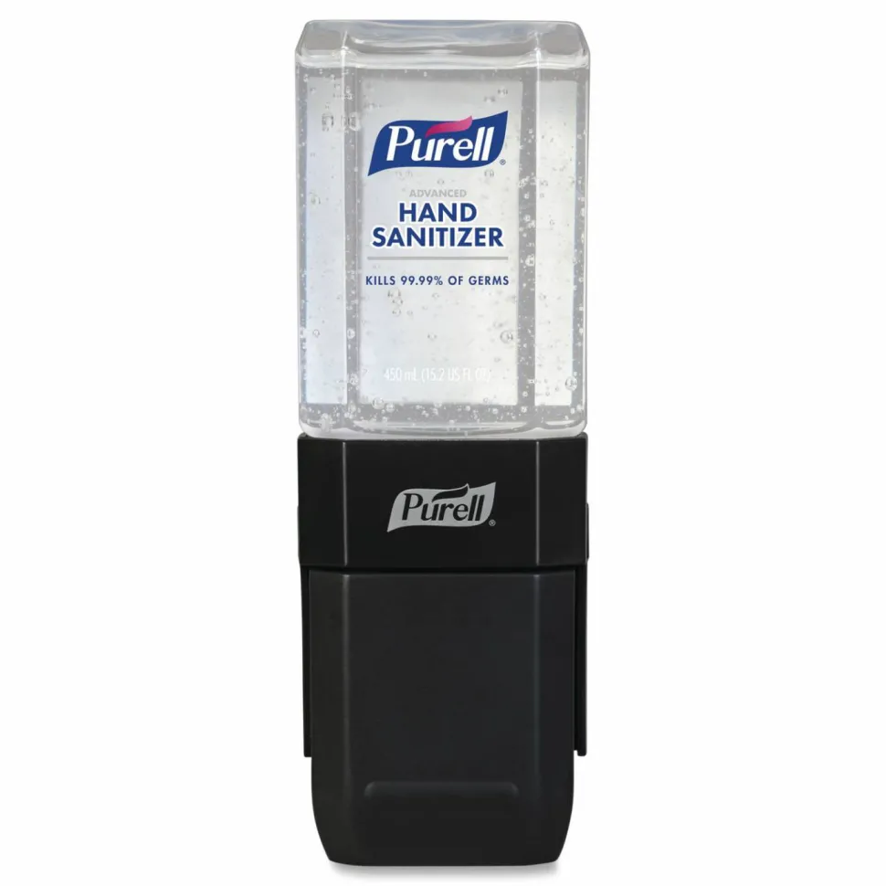 PURELL ES1 Hand Sanitizer Dispenser Starter Kit, 450 mL, 3.12 x 5.88 x 5.81, Graphite, 6 Kits/Carton