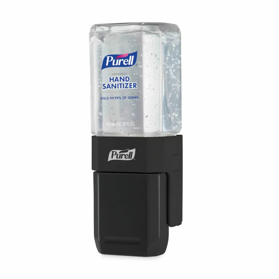 PURELL ES1 Hand Sanitizer Dispenser Starter Kit, 450 mL, 3.12 x 5.88 x 5.81, Graphite, 6 Kits/Carton