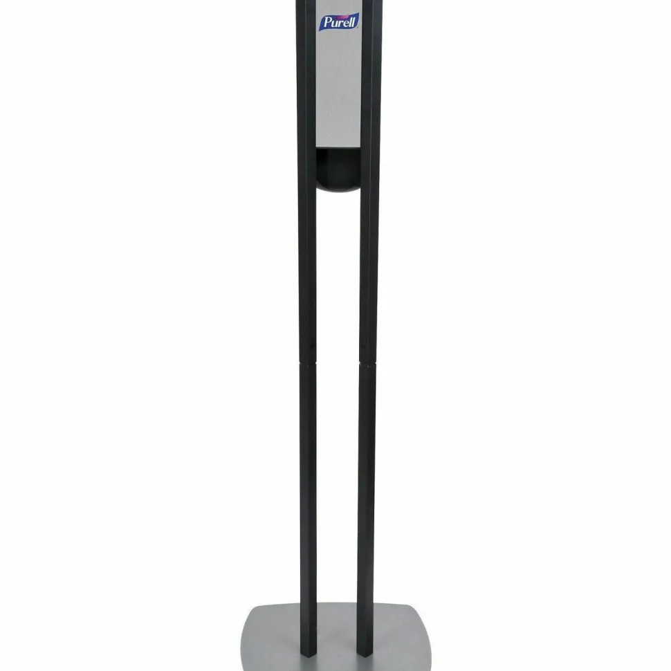 Purell ES6 Touch-Free Dispenser Floor Stand, For Hand Sanitizer, Graphite, 7216-DS