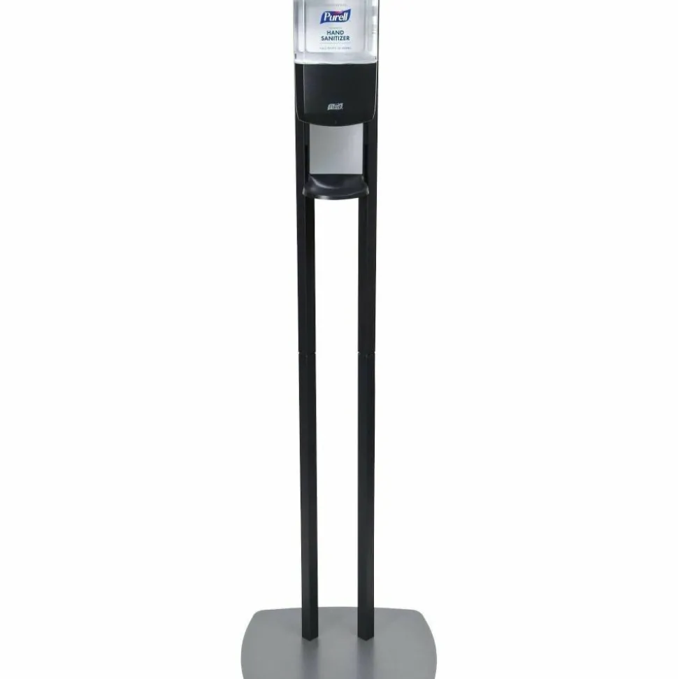 Purell ES6 Touch-Free Dispenser Floor Stand, For Hand Sanitizer, Graphite, 7216-DS