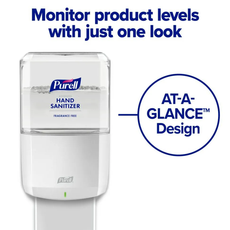Purell ES8 Wall-Mount Hand Sanitizer Dispenser, White