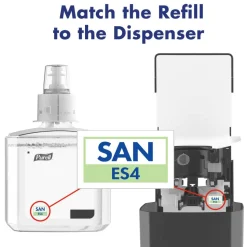 Purell ES4 Wall-Mount Hand Sanitizer Dispenser, Graphite