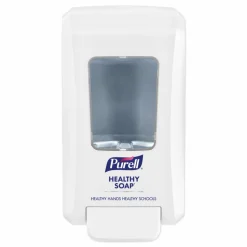 PURELL FMX-20 Soap Push-Style Dispenser, 2,000 mL, 4.68 x 6.5 x 11.66, For K-12 Schools, White, 6/Carton
