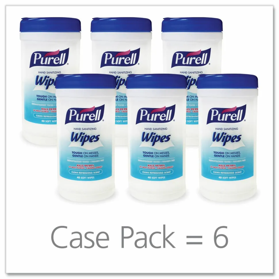 Purell Hand Sanitizing Wipes, Fresh Scent, Pack of 40 Wipes