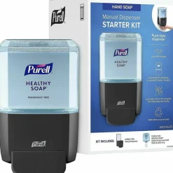 PURELL HEALTHY SOAP Gentle and Free Foam ES4 Starter Kit, 1,200 mL, Graphite