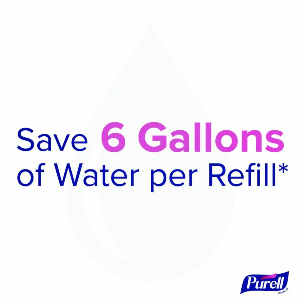 PURELL HEALTHY SOAP With CLEAN RELEASE Technology Foam ES10 Refills, Fragrance Free, 1200 mL, Clear, Case Of 2 Refills
