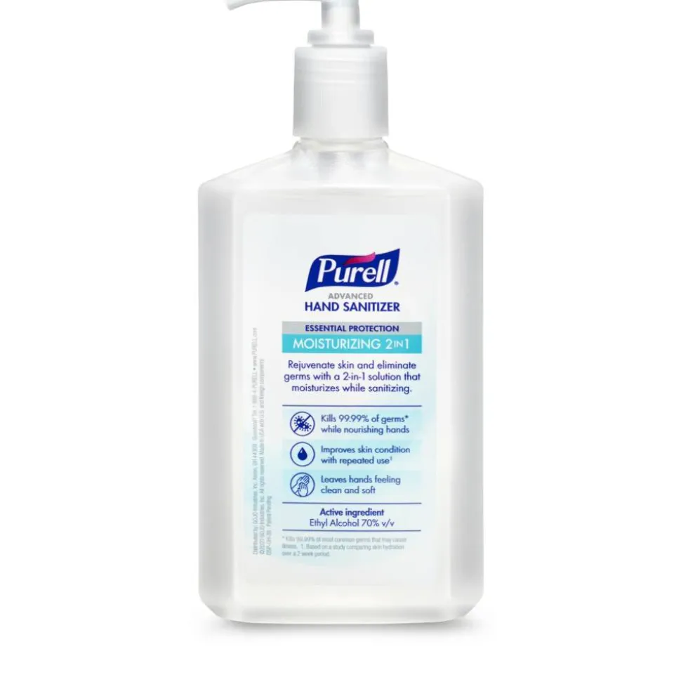Purell 2-In-1 Moisturizing Advanced Gel Hand Sanitizer, 12 Fl Oz