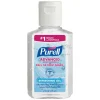 PURELL Portable Instant Hand Sanitizer - 2 fl oz (59.1 mL) - Flip Top Bottle Dispenser - Kill Germs - Hand - Clear - Moisturizing - 24 / Carton