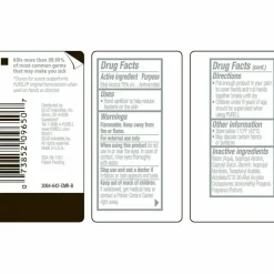 PURELL Portable Instant Hand Sanitizer - 2 fl oz (59.1 mL) - Flip Top Bottle Dispenser - Kill Germs - Hand - Clear - Moisturizing - 24 / Carton