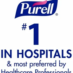 PURELL Portable Instant Hand Sanitizer - 2 fl oz (59.1 mL) - Flip Top Bottle Dispenser - Kill Germs - Hand - Clear - Moisturizing - 24 / Carton