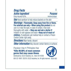 Purell Premoistened Sanitizing Hand Wipes, White, Case Of 1,000 Packets