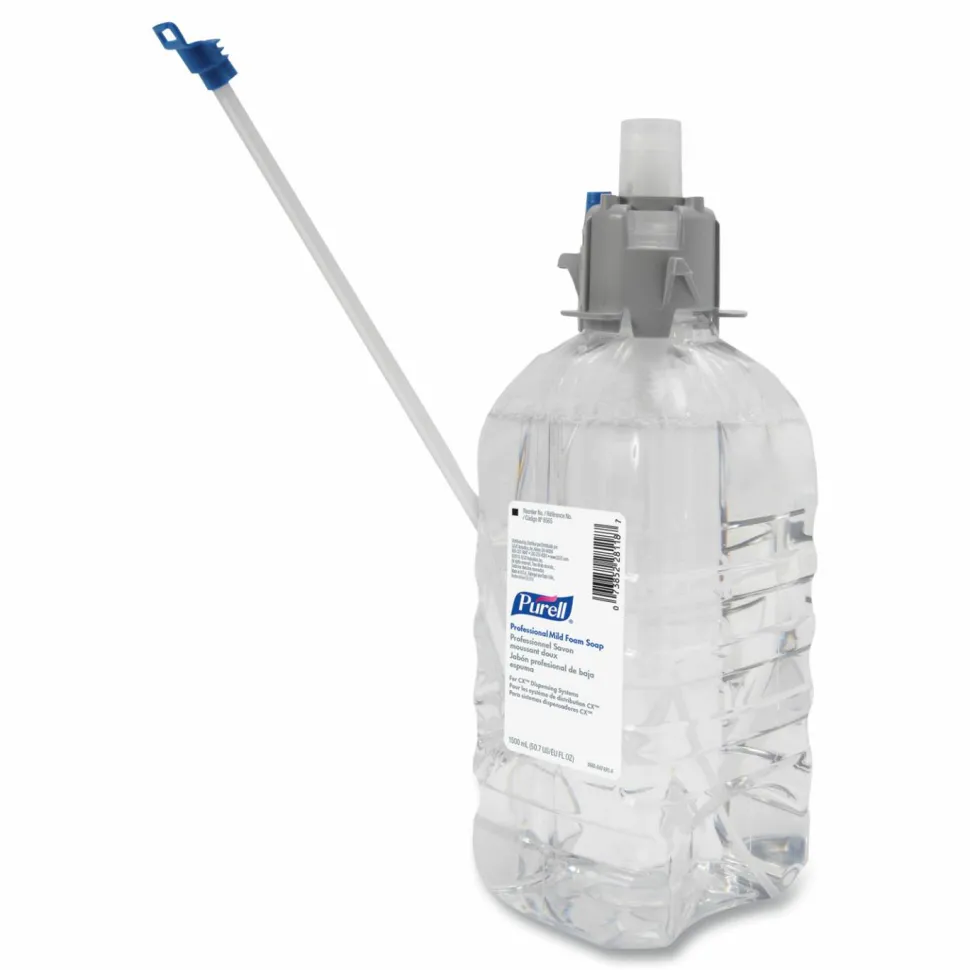 PURELL Professional Mild Foam Soap Refill, For CX, CXi, CXT Dispensers, Fragrance-Free, 1,500 mL, 4/Carton