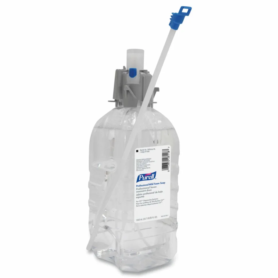 PURELL Professional Mild Foam Soap Refill, For CX, CXi, CXT Dispensers, Fragrance-Free, 1,500 mL, 4/Carton