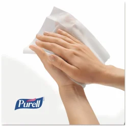 PURELL Sanitizing Hand Wipes, Individually Wrapped, 5 x 7, Unscented, White, 4,000 Wipes/Carton