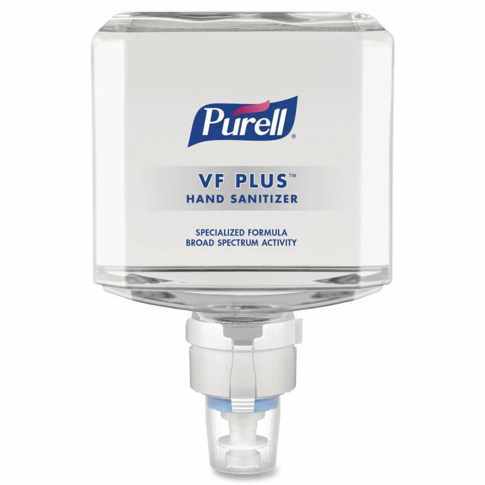 PURELL VF PLUS Hand Sanitizer Gel, 1,200 mL Refill Bottle, Fragrance-Free, For ES8 Dispensers, 2/Carton