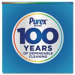 Purex Free and Clear Liquid HE Laundry Detergent, Unscented, 150 oz Bottle, 4/Carton