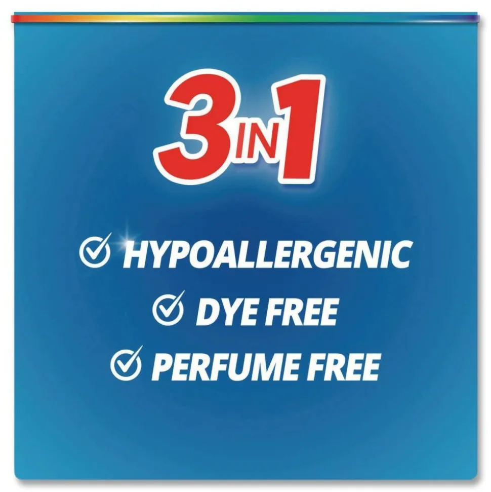 Purex Free and Clear Liquid HE Laundry Detergent, Unscented, 150 oz Bottle, 4/Carton