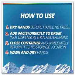 Purex 4-in-1 HE Laundry Detergent Pacs, Fresh Mountain Breeze Scent, 66 Pods/Bag, 4 Bags/Carton
