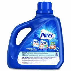 Purex Liquid Laundry Detergent, Mountain Breeze Scent, 150 oz Bottle