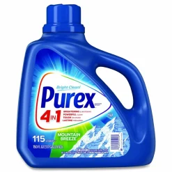 Purex Liquid Laundry Detergent, Mountain Breeze Scent, 150 oz Bottle