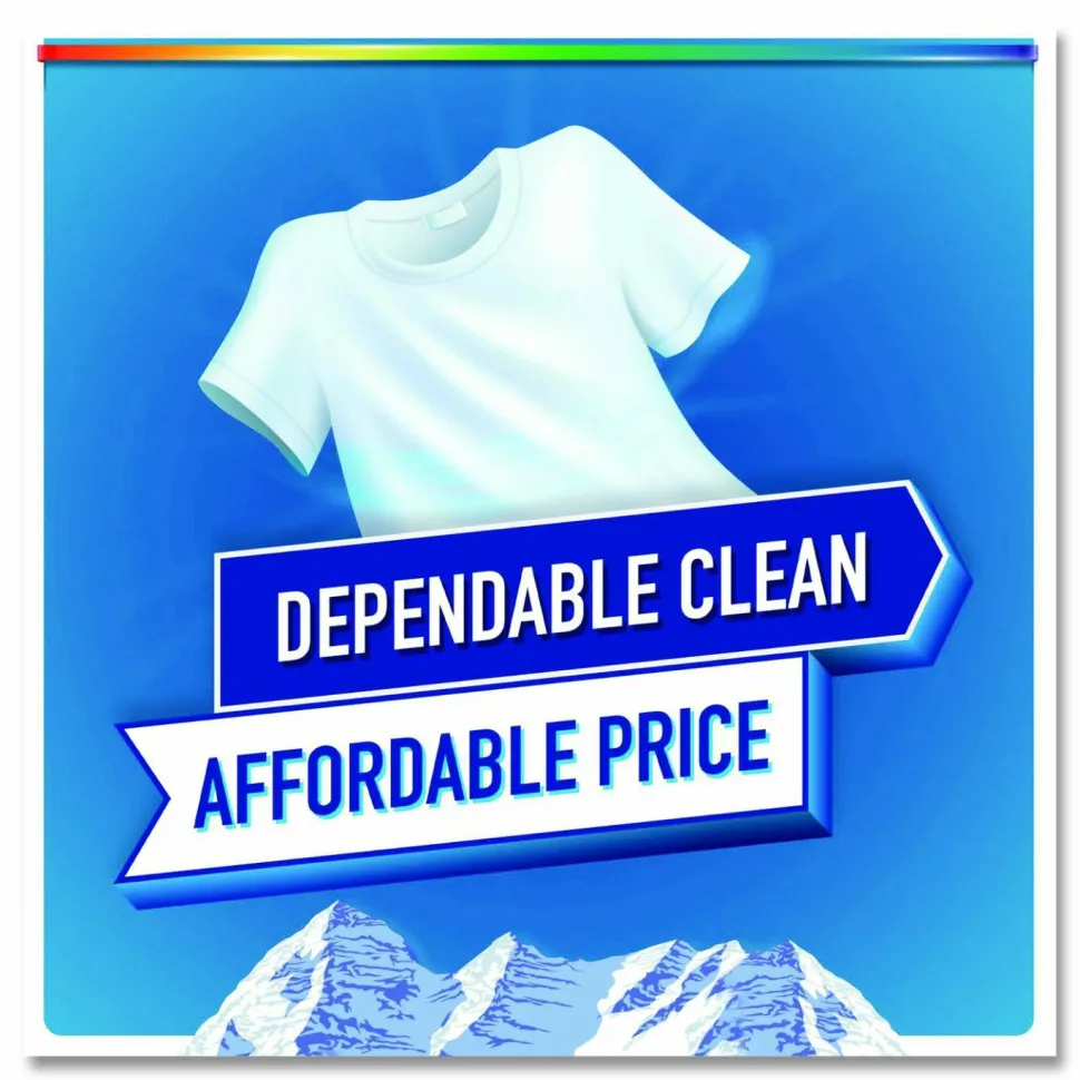 Purex Liquid Laundry Detergent, Mountain Breeze Scent, 150 oz Bottle, 4/Carton
