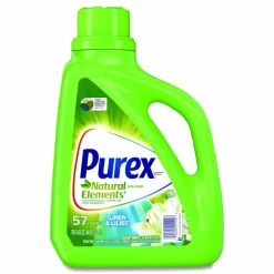 Purex Ultra Natural Elements HE Liquid Detergent, Linen and Lilies Scent, 75 oz Bottle, 6/Carton