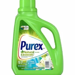 Purex Ultra Natural Elements HE Liquid Detergent, Linen & Lilies Scent, 75 Oz Bottle