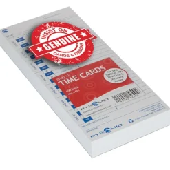 Pyramid Time Systems, 35100-10, Genuine and Authentic pack of 100 Time Cards, Use with Pyramid Side Loading Time Clocks, Models 3500, 3600SS and 3700