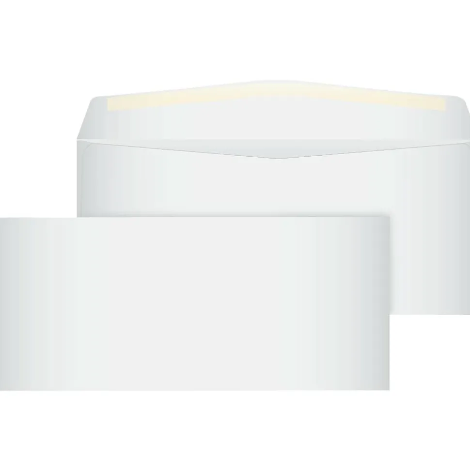 Quality Park #10 Business Envelopes, Gummed Seal, White, Box Of 500