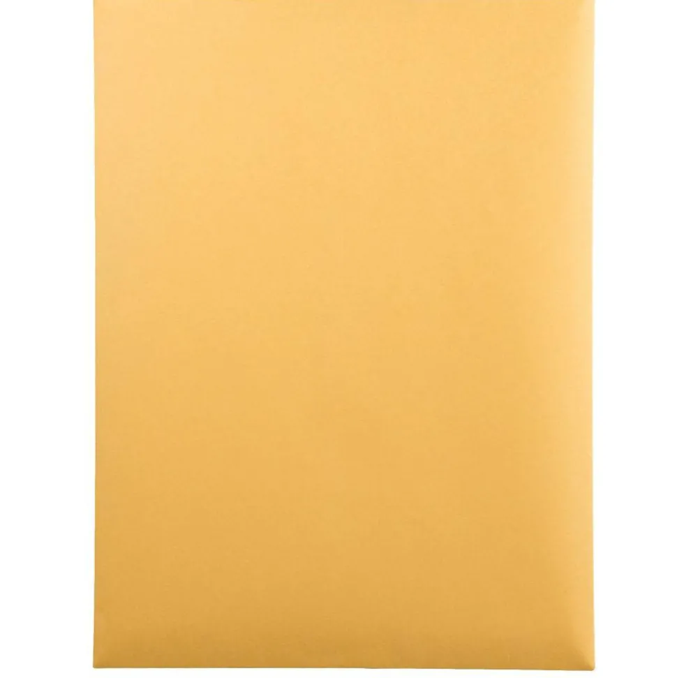 Quality Park Catalog Envelopes With Gummed Closure, 9" x 12", Brown, Box Of 250