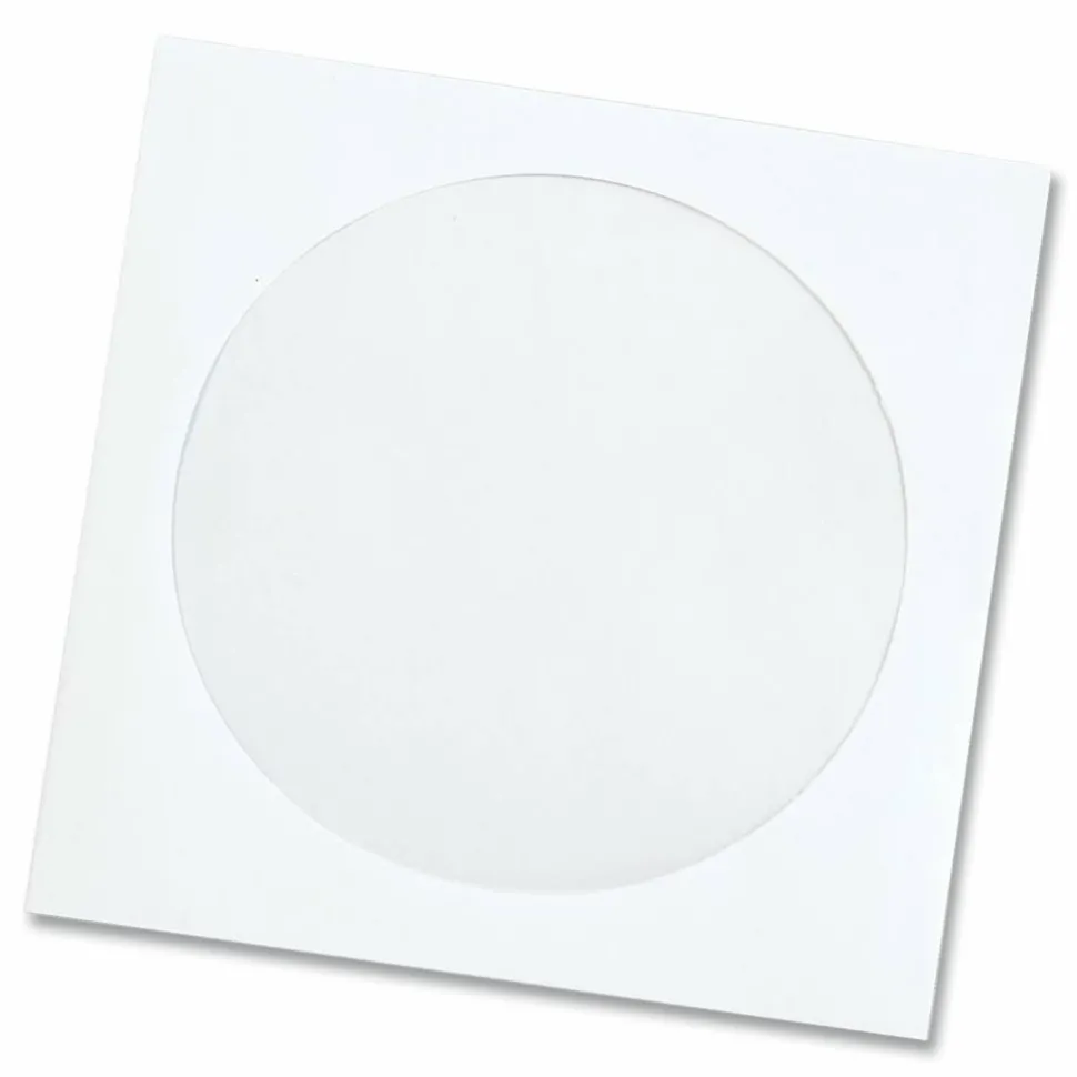 Quality Park CD/DVD Envelopes, 4 7/8" x 5", White, Box Of 100
