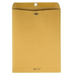 Quality Park Envelopes, 10" x 13", Clasp Closure, Brown, Box Of 250
