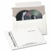 Quality Park Foam Lined Disk/CD Mailers, 5 1/8" x 5", 100% Recycled, White, Box Of 25