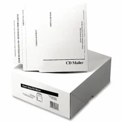 Quality Park Foam Lined Disk/CD Mailers, 5 1/8