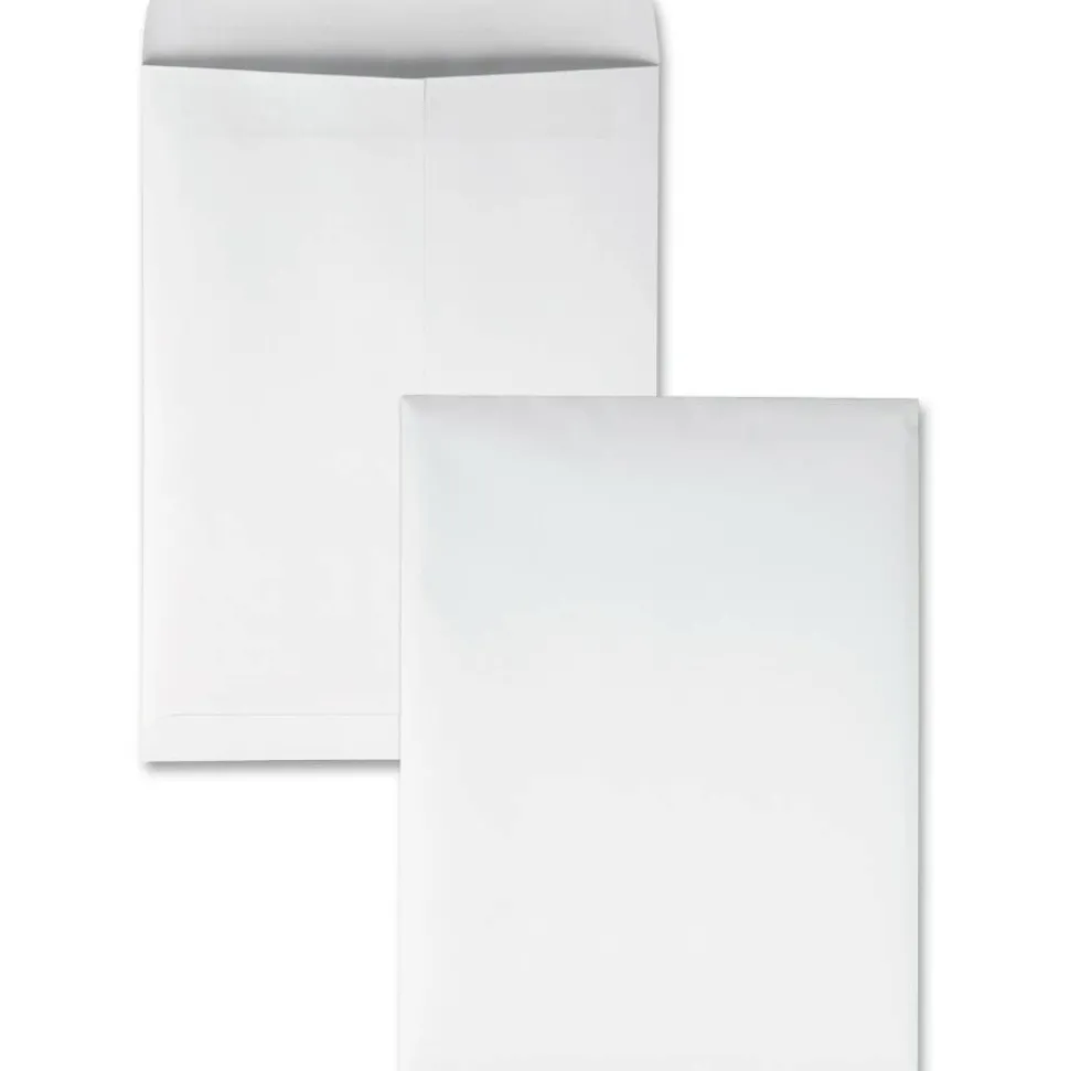 Quality Park Redi-Seal Catalog Envelopes, 9" x 12", Self-Sealing, White, Box Of 100