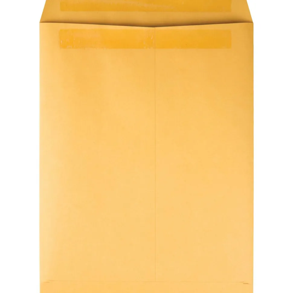 Quality Park Redi-Seal Catalog Envelopes, 10" x 13", Self-Adhesive, Brown Kraft, Box Of 250