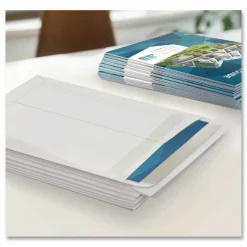 Quality Park Redi-Strip Catalog Envelopes, 9 1/2" x 12 1/2", White, Box Of 100