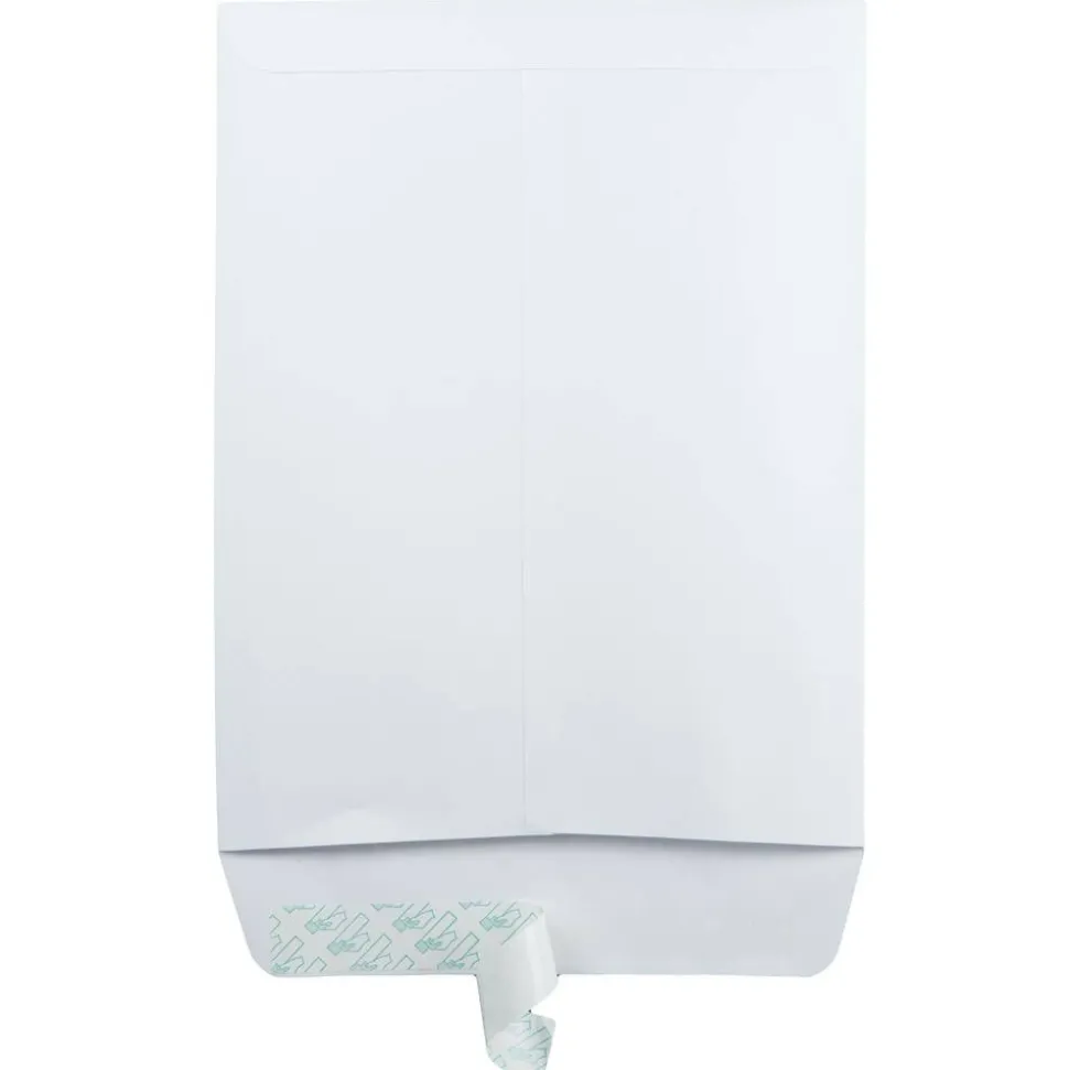 Quality Park Redi-Strip Catalog Envelopes, 9 1/2" x 12 1/2", White, Box Of 100