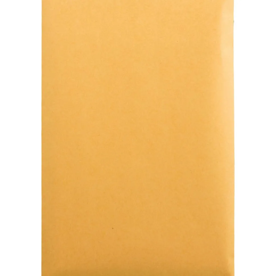 Quality Park Redi-Strip Catalog Envelopes, 6" x 9", Self-Adhesive, Brown Kraft, Box Of 100