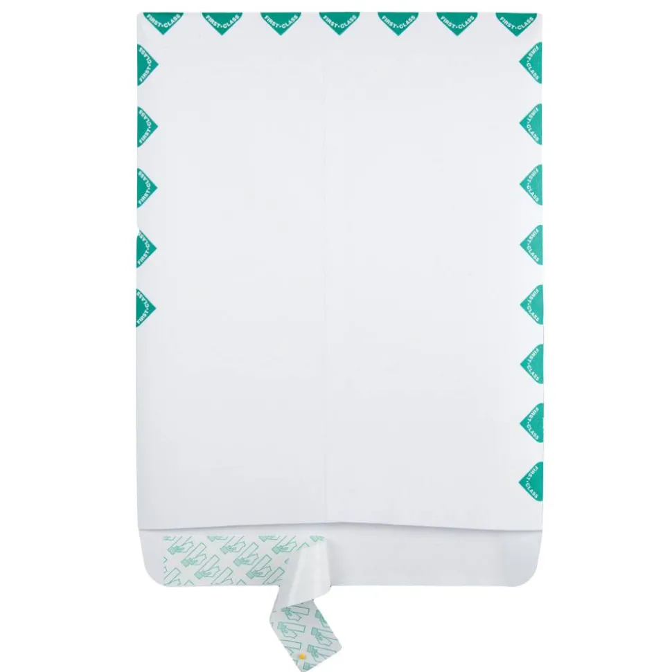 Quality Park Redi-Strip Catalog Envelopes, First Class, 10" x 13", Self-Sealing, White, Box Of 100