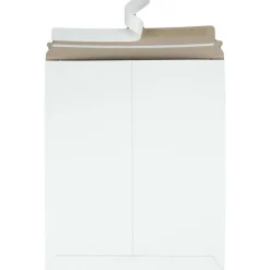 Quality Park Redi-Strip 604016 Photo Mailers, 11" x 13 1/2", White, Box Of 25