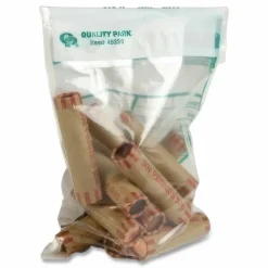 Quality Park Tamper-Evident Cash Transmittal Bags With Redi-Strip, 6" x 9", White, Pack Of 100
