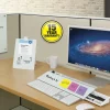Quartet Dry-Erase Desktop Computer Pad, 18" x 6", White
