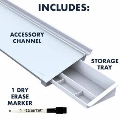 Quartet Dry-Erase Desktop Computer Pad, 18