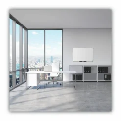 Quartet Euro Style Magnetic Dry-Erase Whiteboard, 24